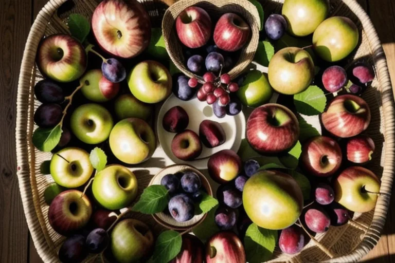 Autumnal Fruits at Halstead Hill Farm - Morning