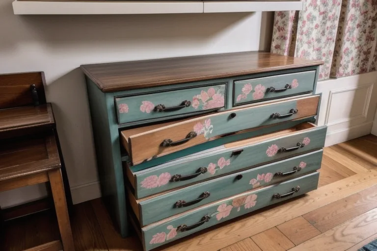 Decorate a piece of furniture in a unique design at Yr Hen Ysgol