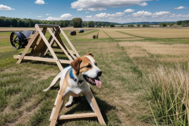 Culloden Visitor Centre Dog Park at Culloden Moor