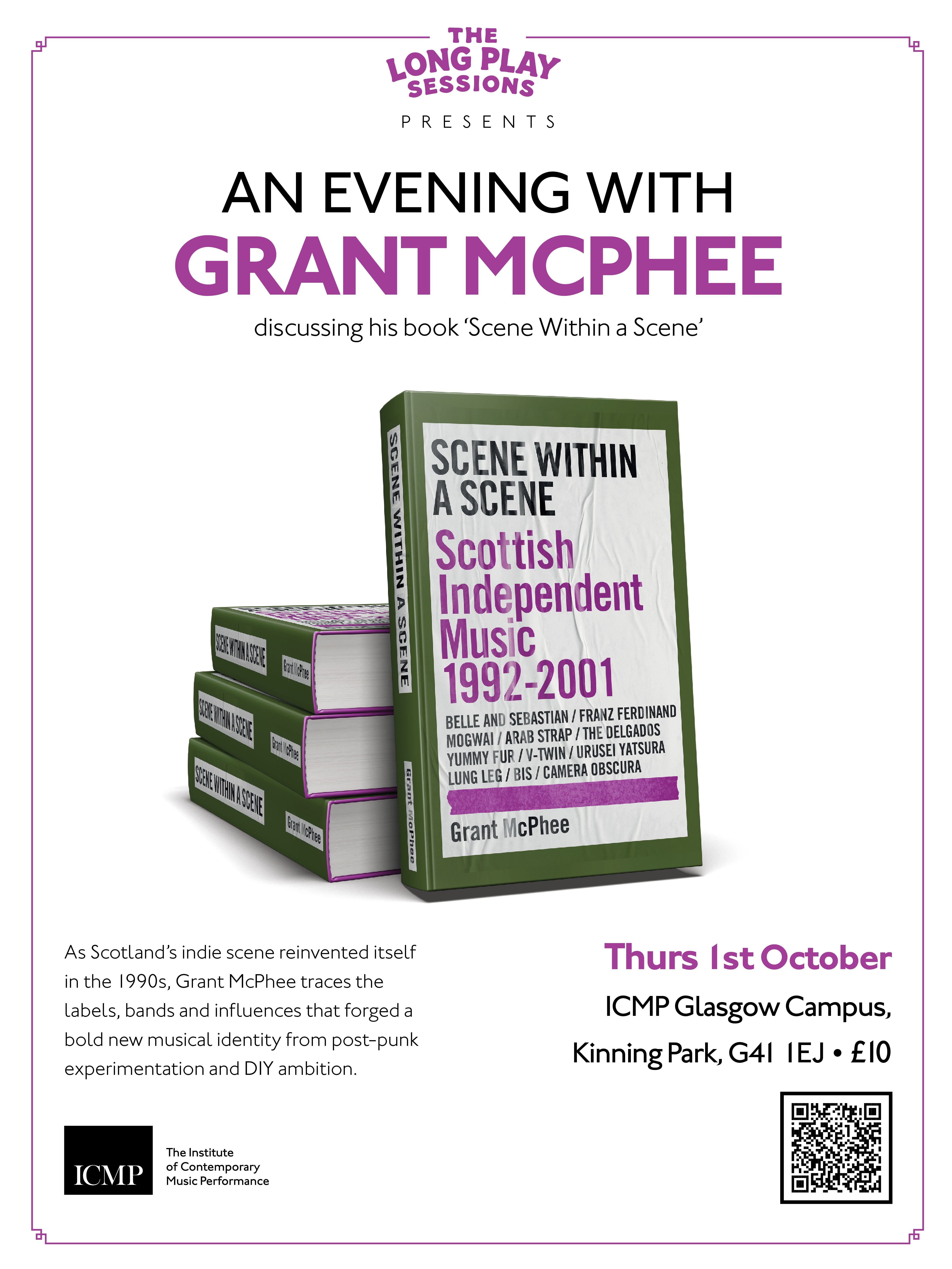 The Long Play Sessions - Grant McPhee: In Conversation and Book Signing