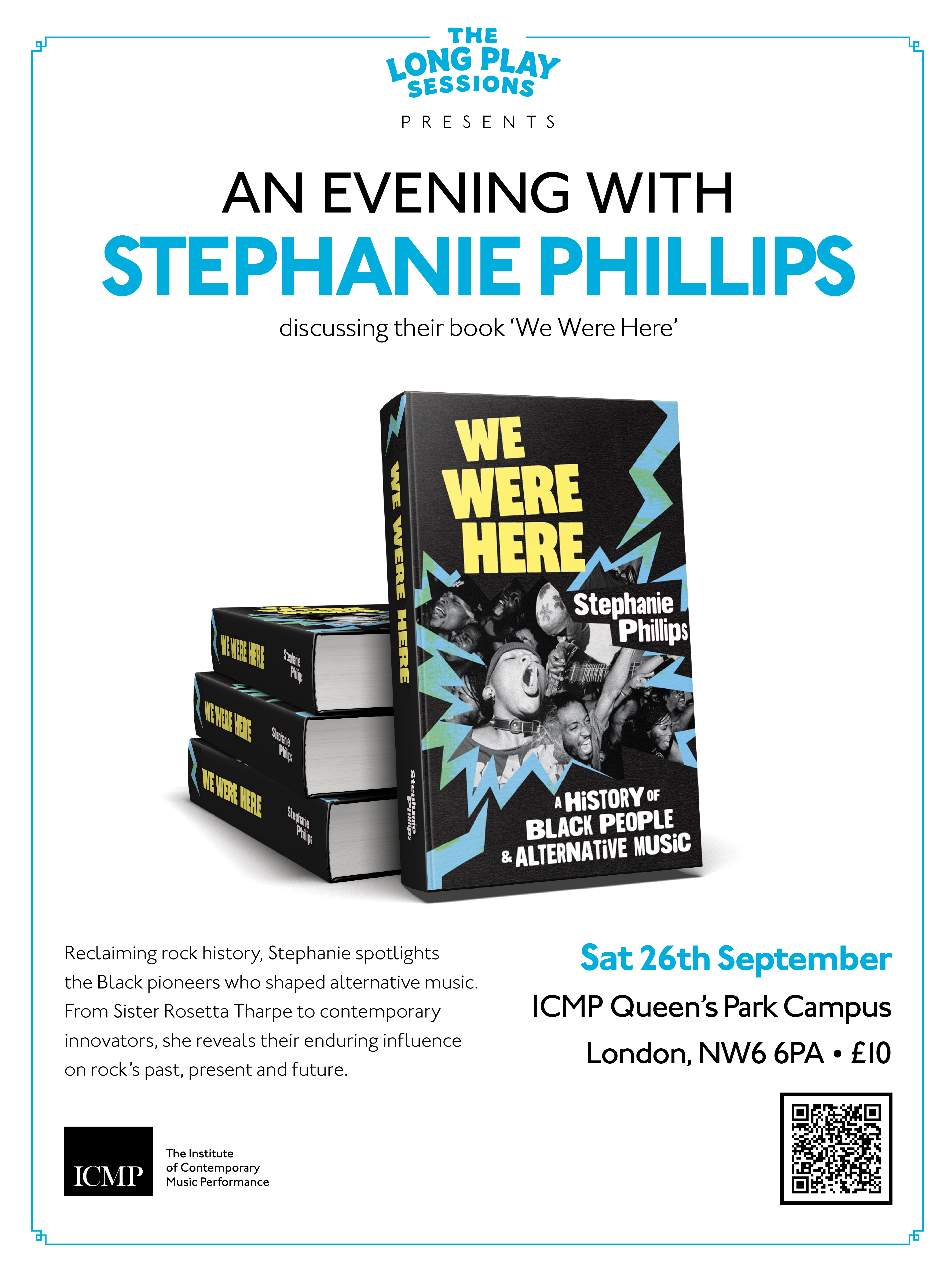 The Long Play Sessions - Stephanie Phillips (Big Joanie): In Conversation & Book Signing