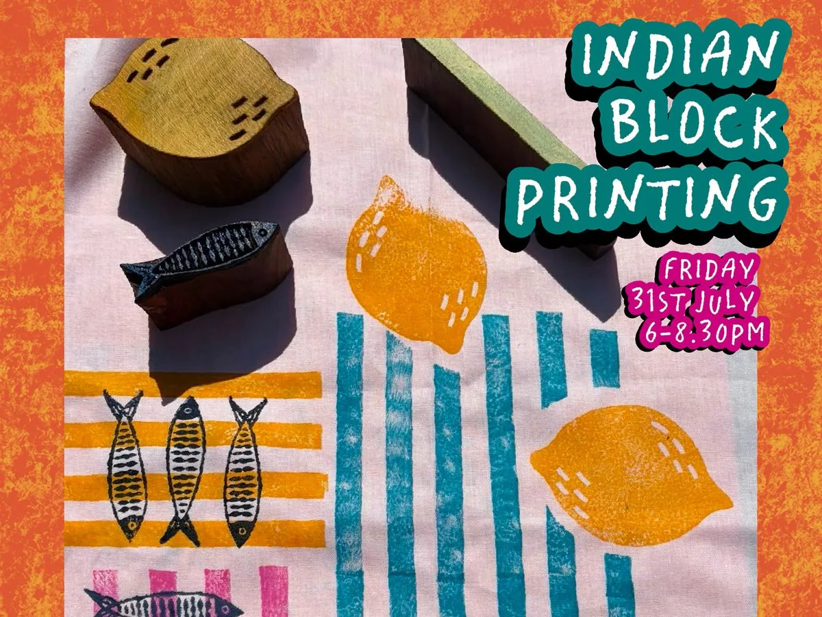 Indian Woodblock Printing Workshop CANCELLED