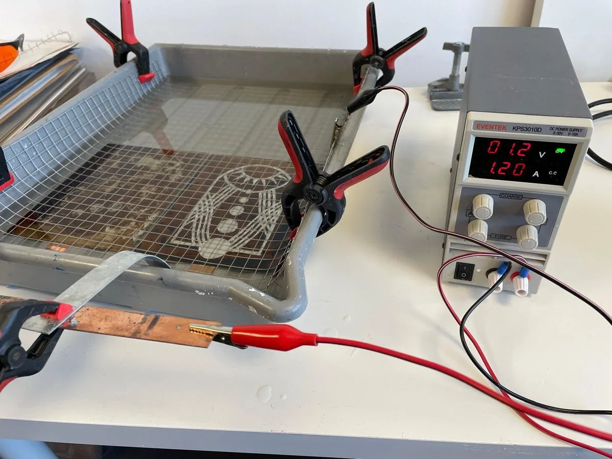 Electro Etching Workshop at Rogart Street Campus