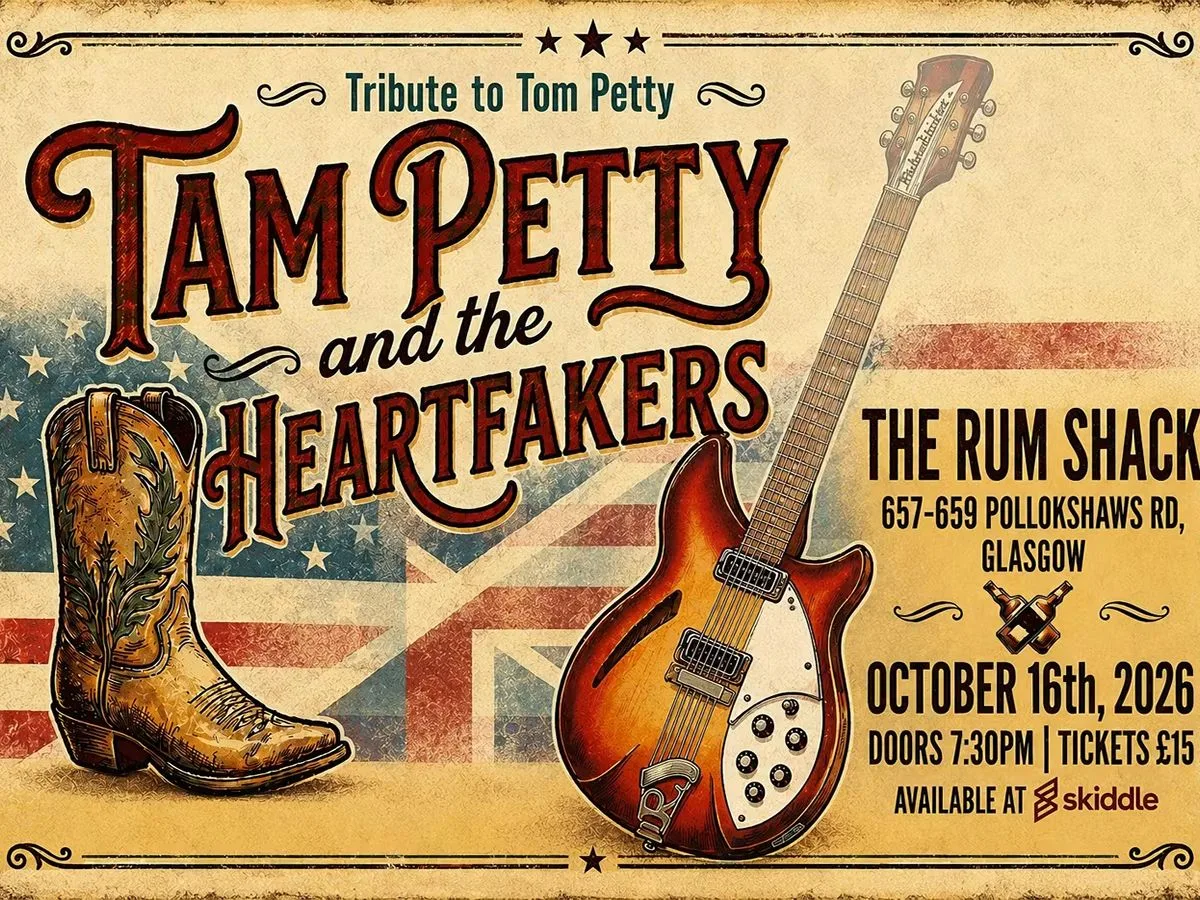 Tam Petty and the Heartfakers at The Rum Shack Glasgow