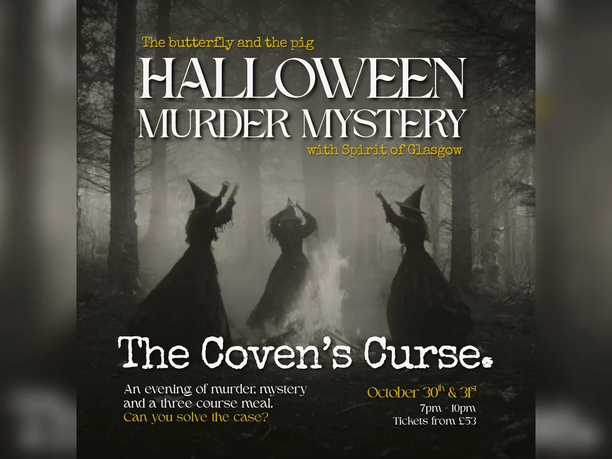 Halloween Murder Mystery - Dining Experience at The Butterfly and the Pig