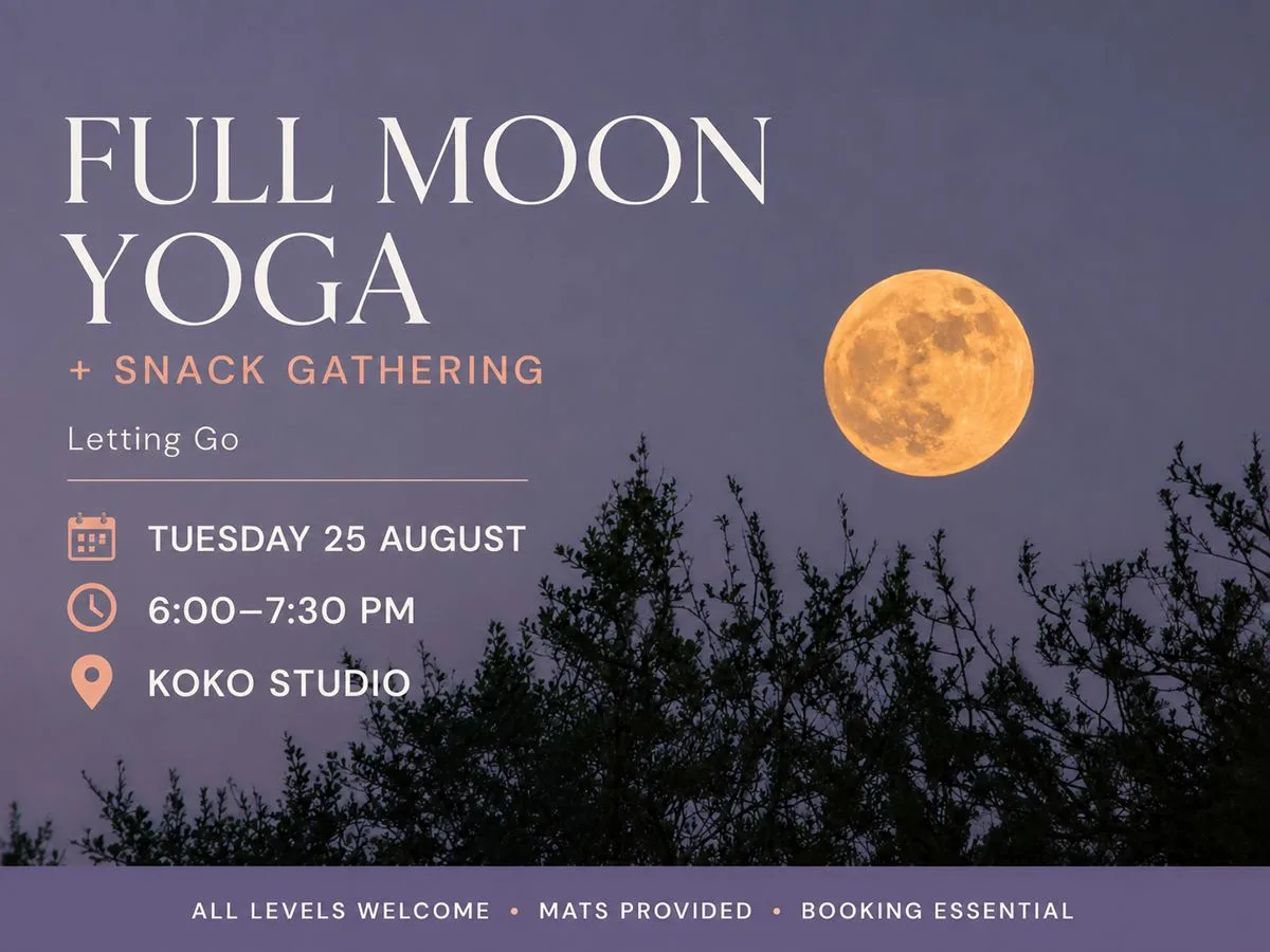 Full Moon Yoga + Snack Gathering