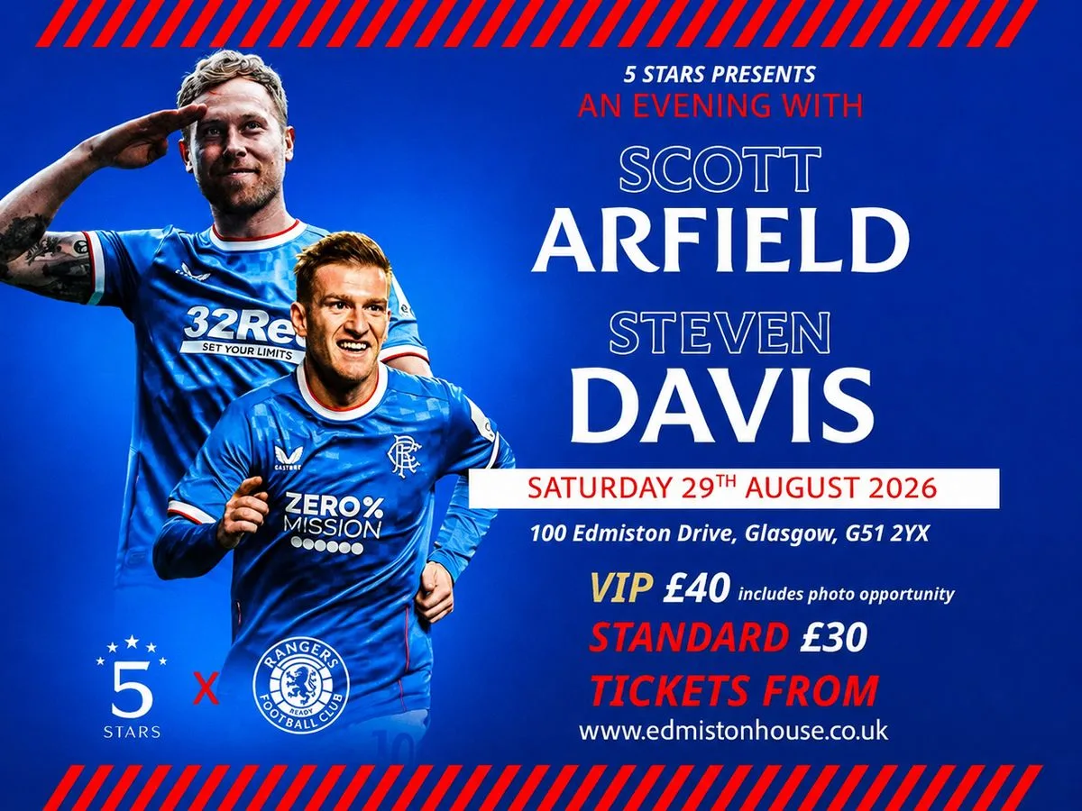 An Evening with Scott Arfield and Steven Davis at Edmiston House