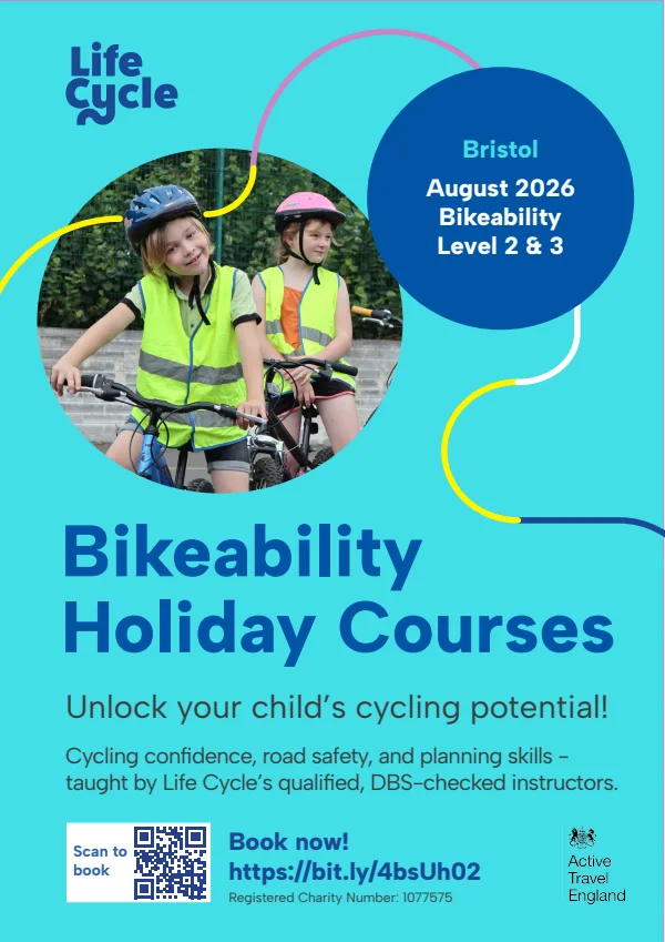 Summer Holiday Bikeability at The Ardagh, Kellaway Avenue, Bristol