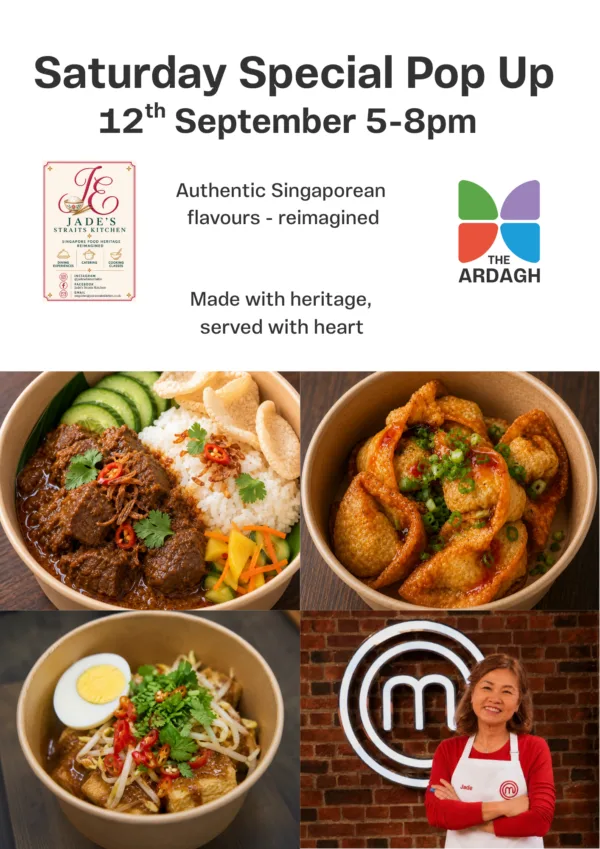Saturday Special – Pop up with Jade’s Straits Kitchen at The Ardagh, Kellaway Avenue, Bristol
