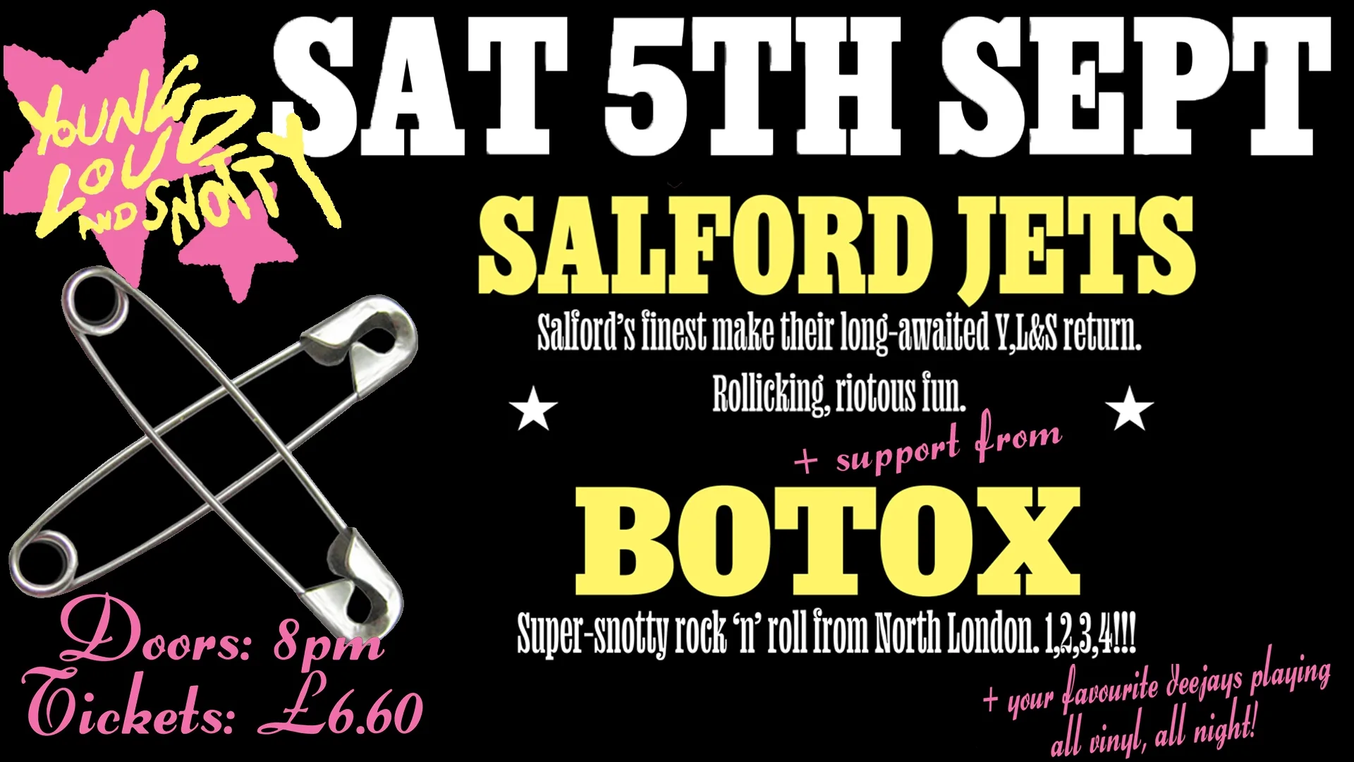 Young Loud & Snotty Club at Back Room