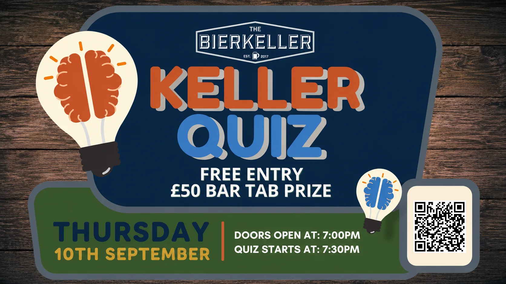 Keller Quiz💡 at The Bierkeller Birmingham