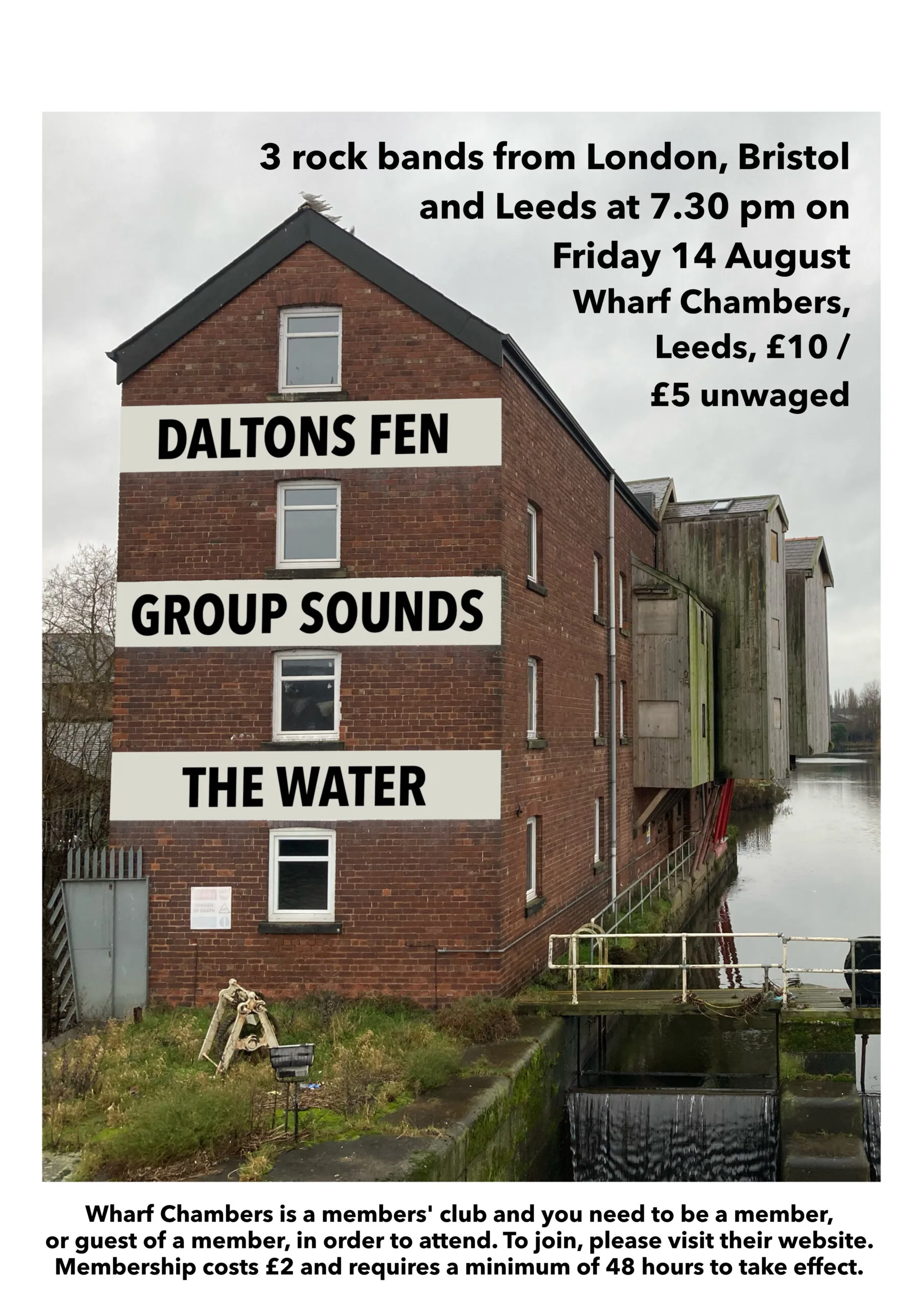 Daltons Fen / Group Sounds / The Water at Wharf Chambers