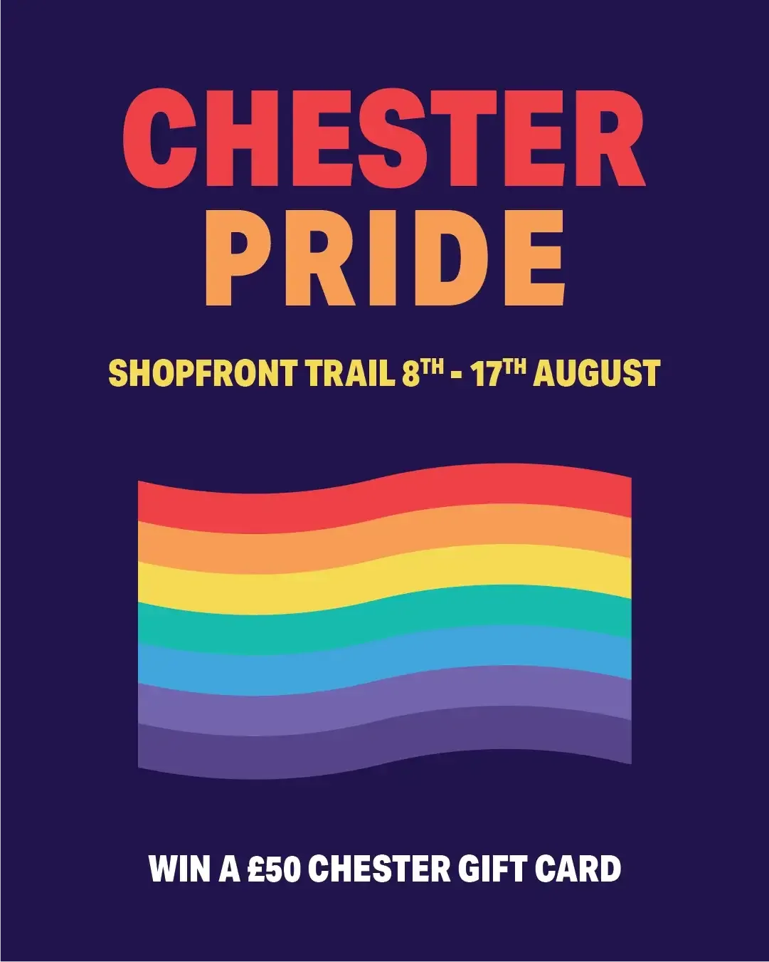 CHESTER PRIDE SHOPFRONT COMPETITON