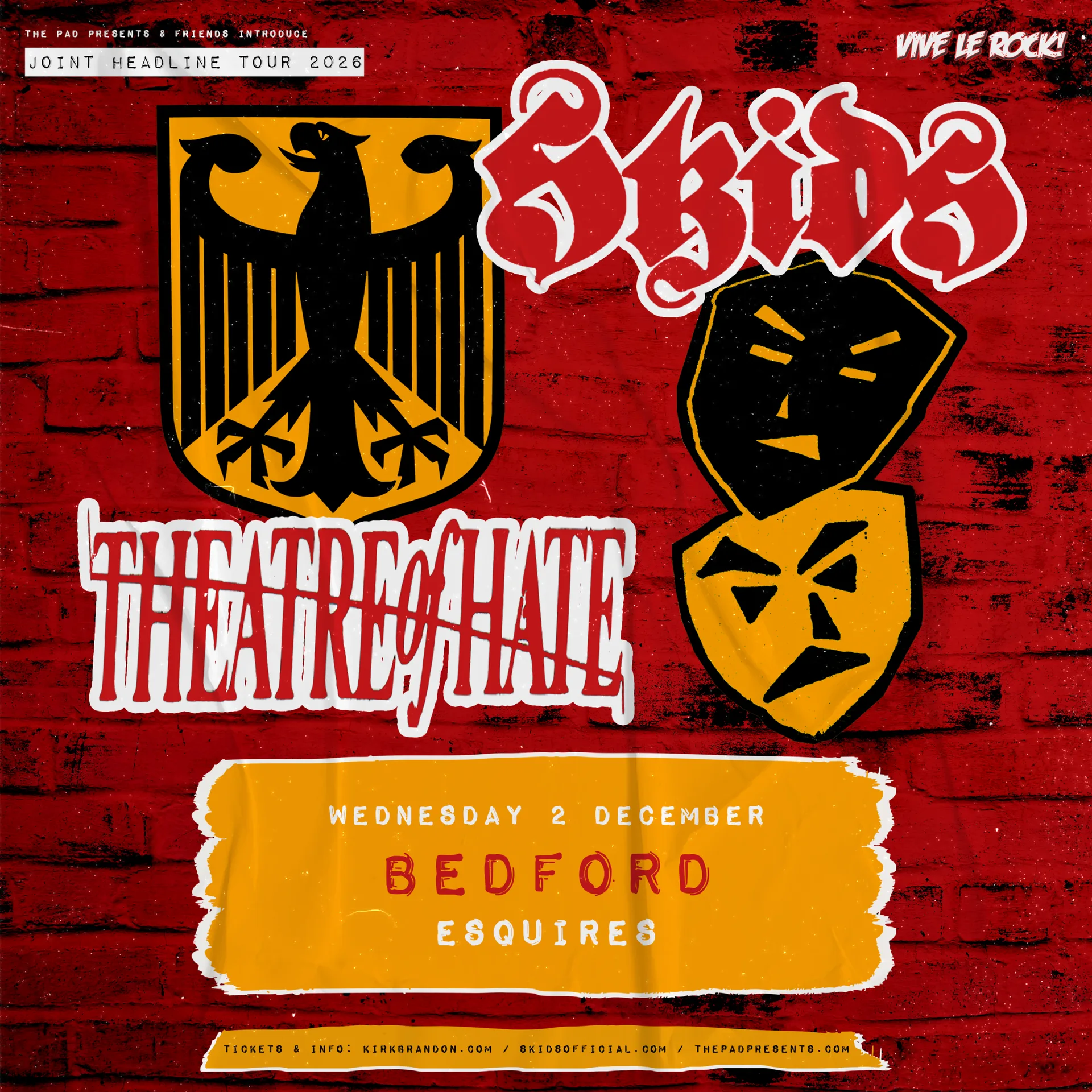 Skids & Theatre of Hate at Esquires