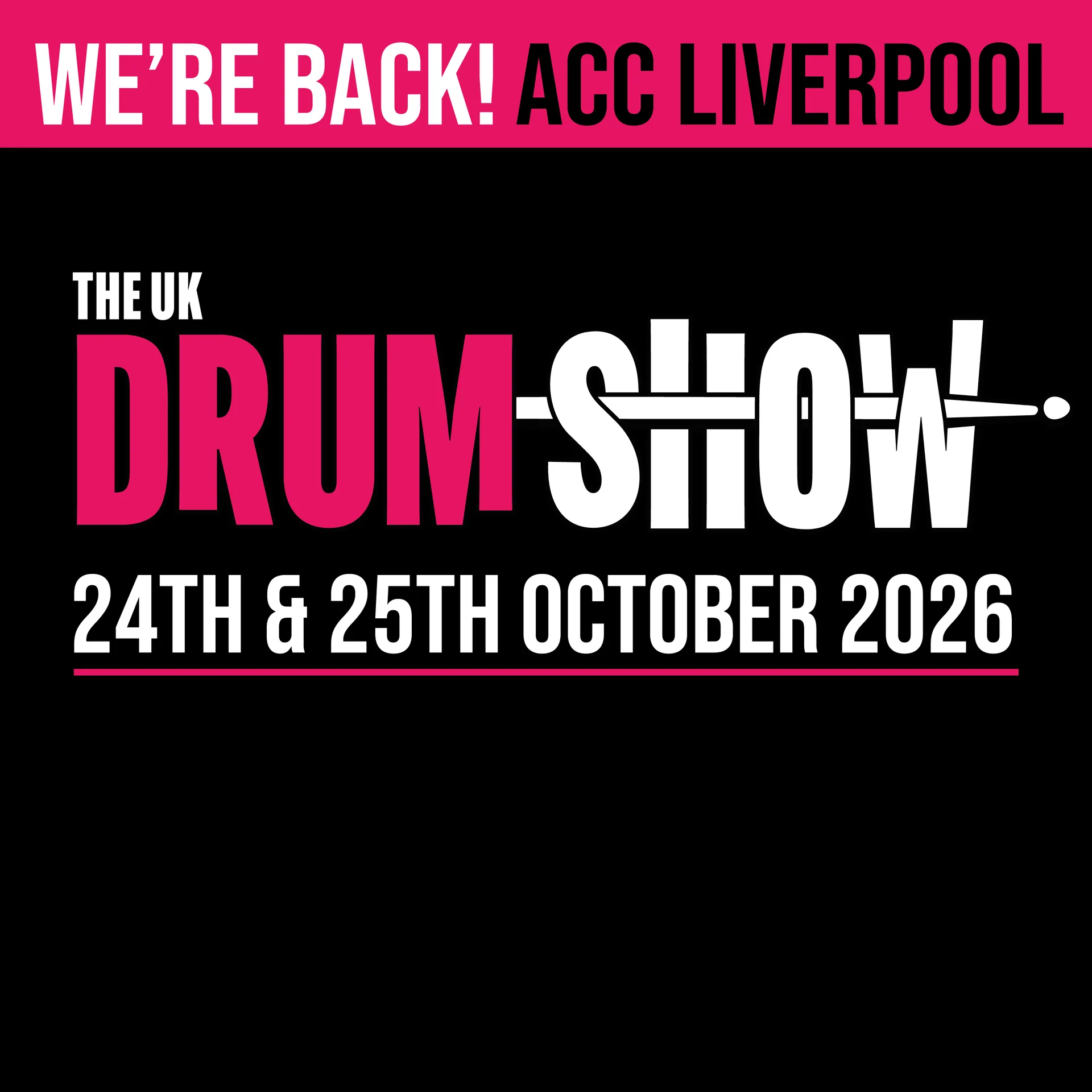 The UK Drum Show at Exhibition Centre Liverpool