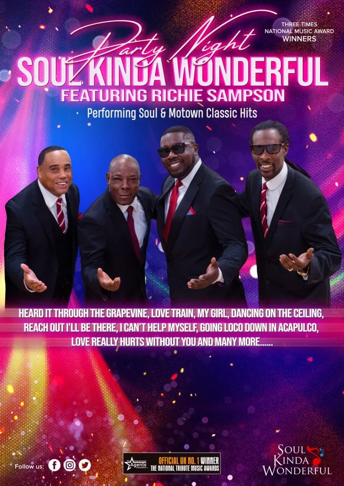 SOUL KINDA WONDERFUL Soul and Motown Party Night Featuring RICHIE SAMPSON at The Shire Hall