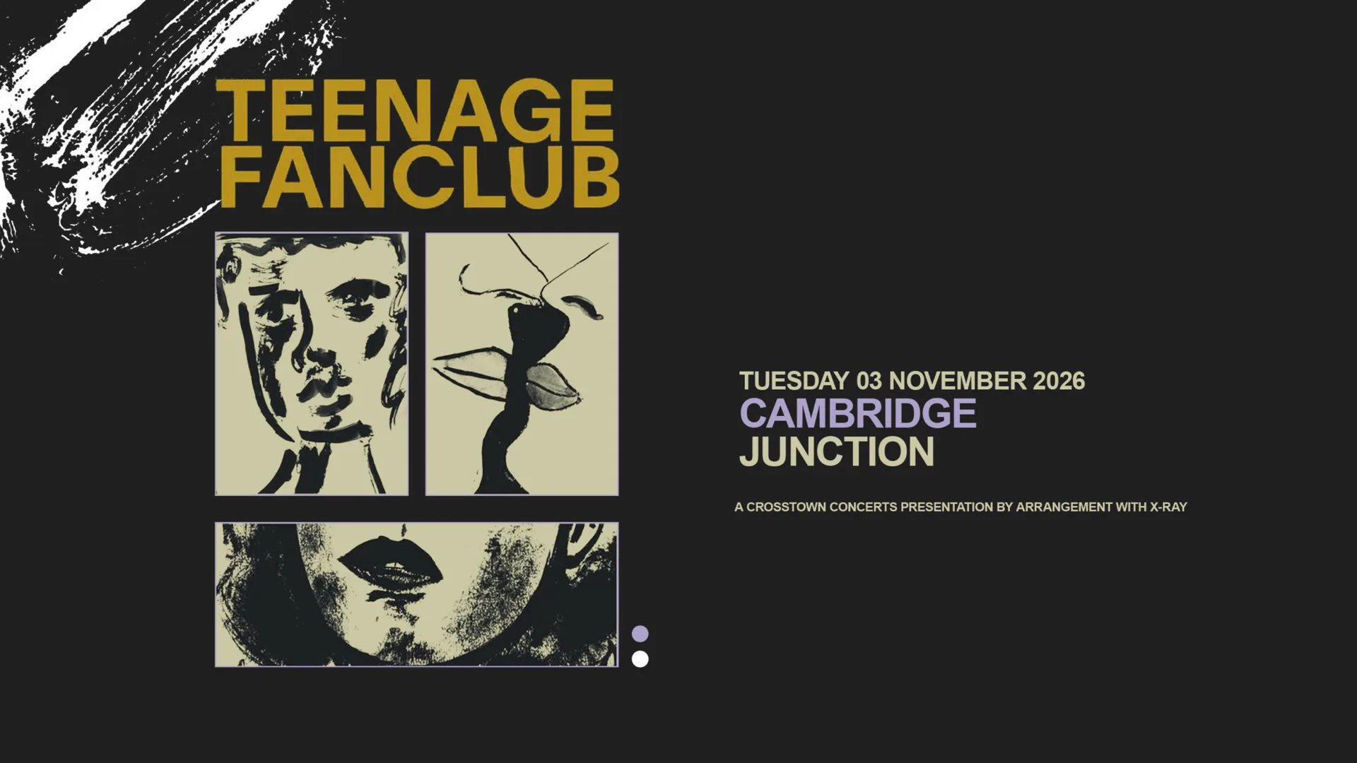 Teenage Fanclub at Cambridge Junction – J1                                        (Standing)