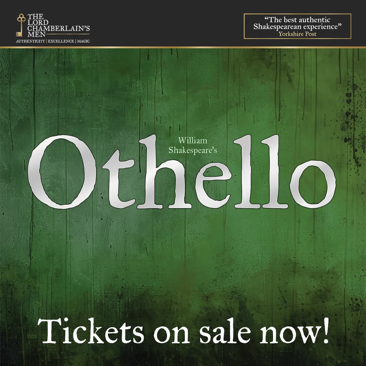Othello – Open Air Theatre – Lord Chamberlain’s Men 2026 at Newby Hall