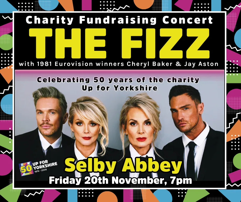 Up for Yorkshire 50th Anniversary w/The Fizz at Selby Abbey