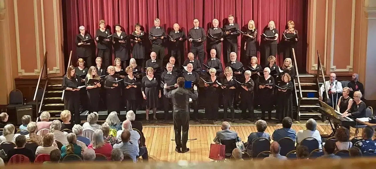 The Fairburn Singers w/Bavarian Male & Ladies choirs at Selby Abbey
