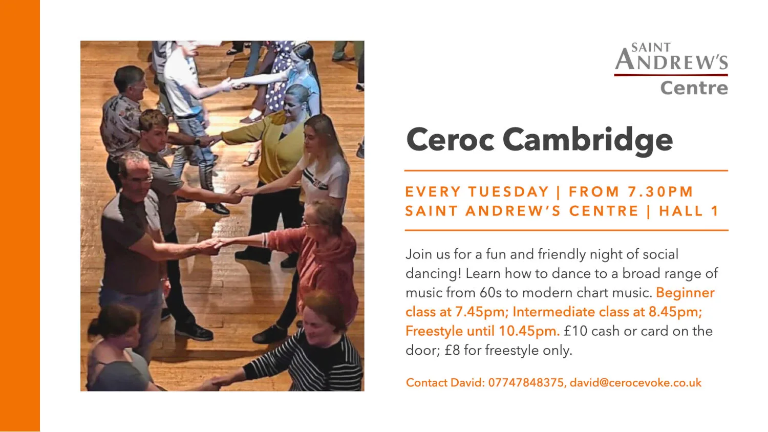 Ceroc Cambridge at Hall 1