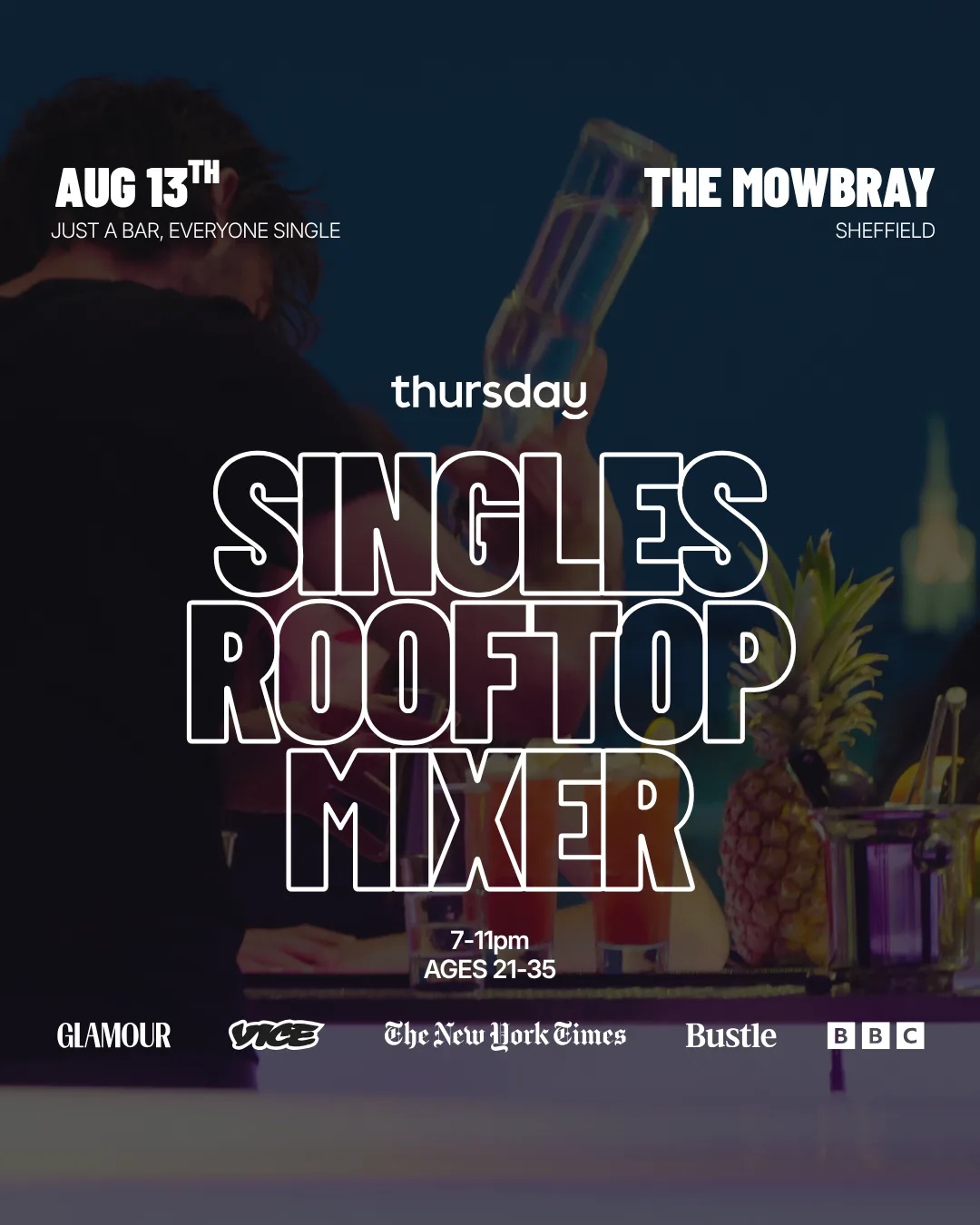 Thursday | Rooftop Party | Sheffield at The Mowbray