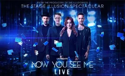 Now You See Me Live at London Coliseum at The Vaults Theatre