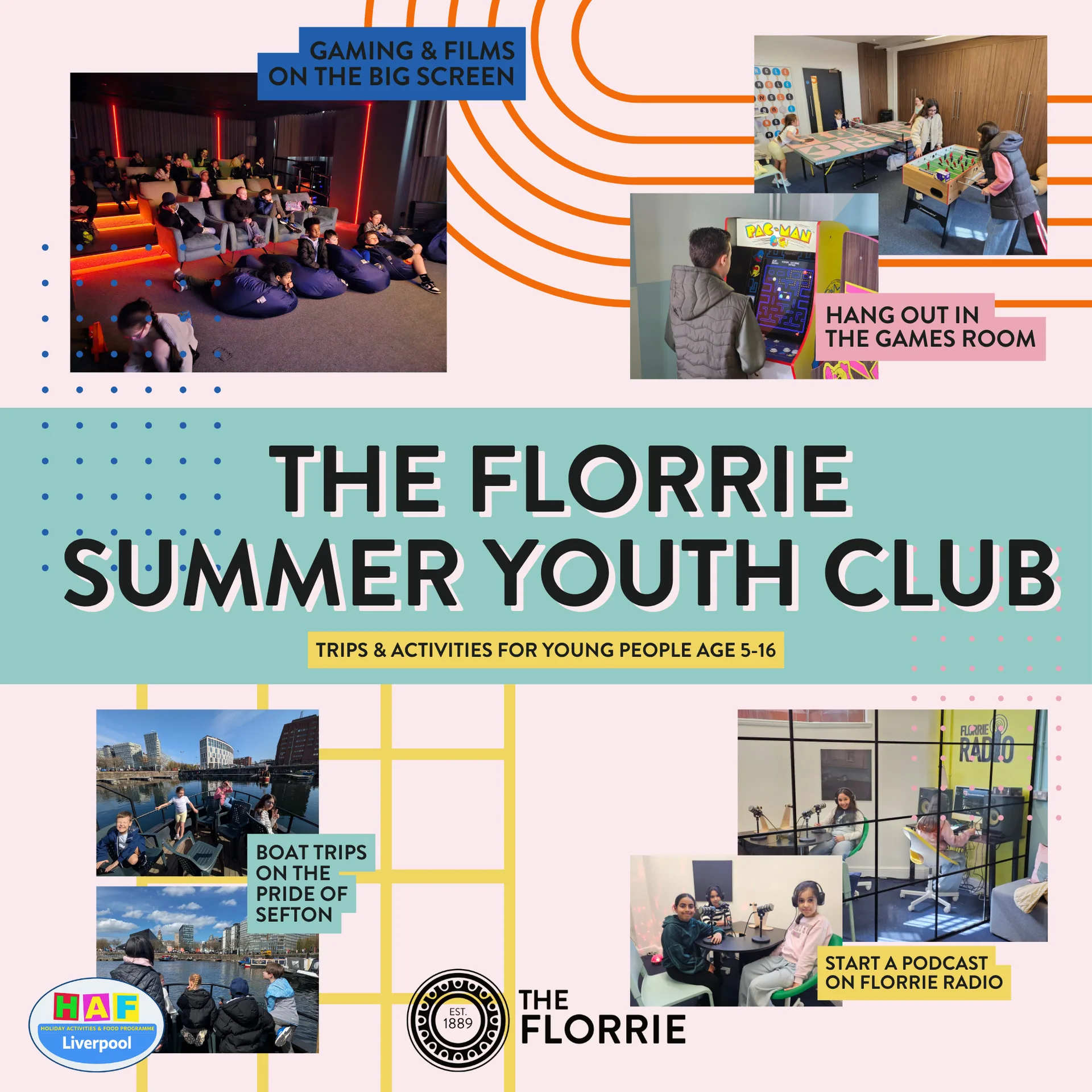 The Florrie Summer Youth Club at The Florrie