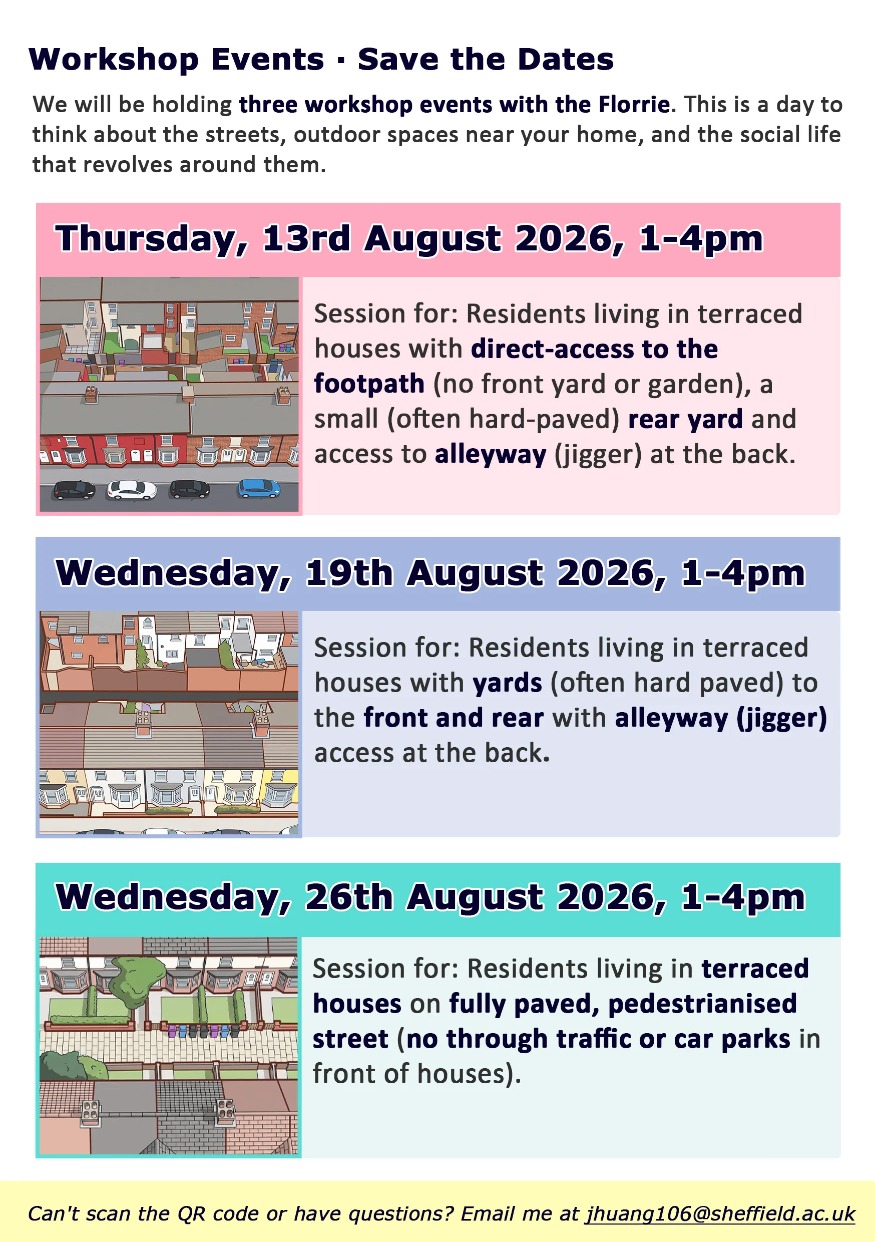 Streets for People Workshop at The Florrie