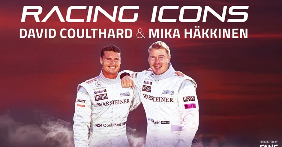 An Evening with Racing Icons David Coulthard & Mika Häkkinen at The Forum at Bath