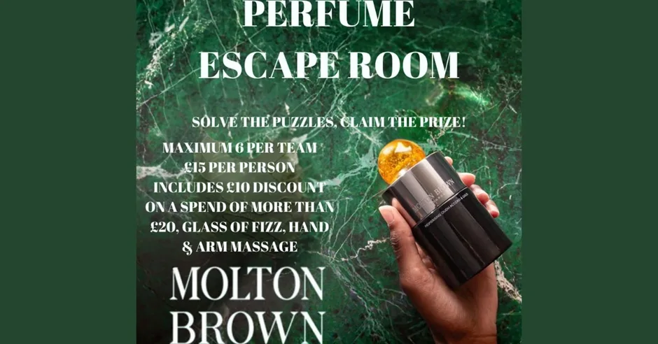 Perfume Escape Room at Molton Brown