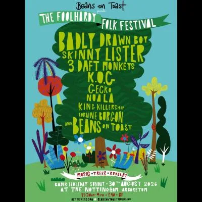 The Foolhardy Folk Festival 2027 at Arboretum Garden Bar and Bandstand