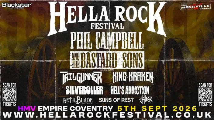 Hella Rock Festival: Phil Campbell and the Bastard Sons (Motorhead) at hmv Empire