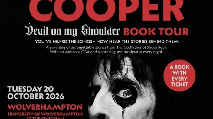 Alice Cooper Devil on My Shoulder Book Tour at The Halls Wolverhampton