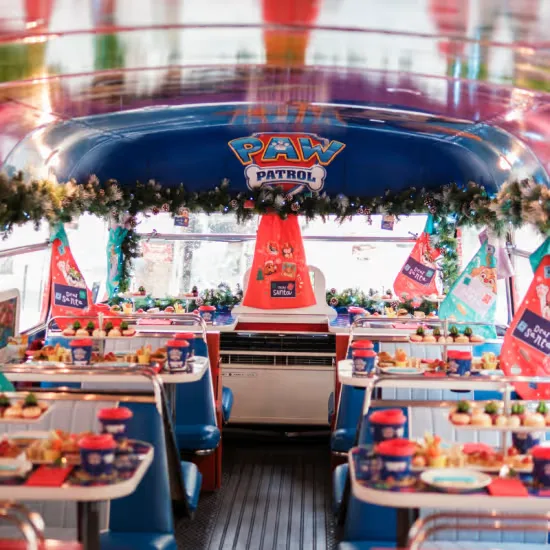 PAW Patrol Christmas Lights Bus Tour at Corinthia Hotels