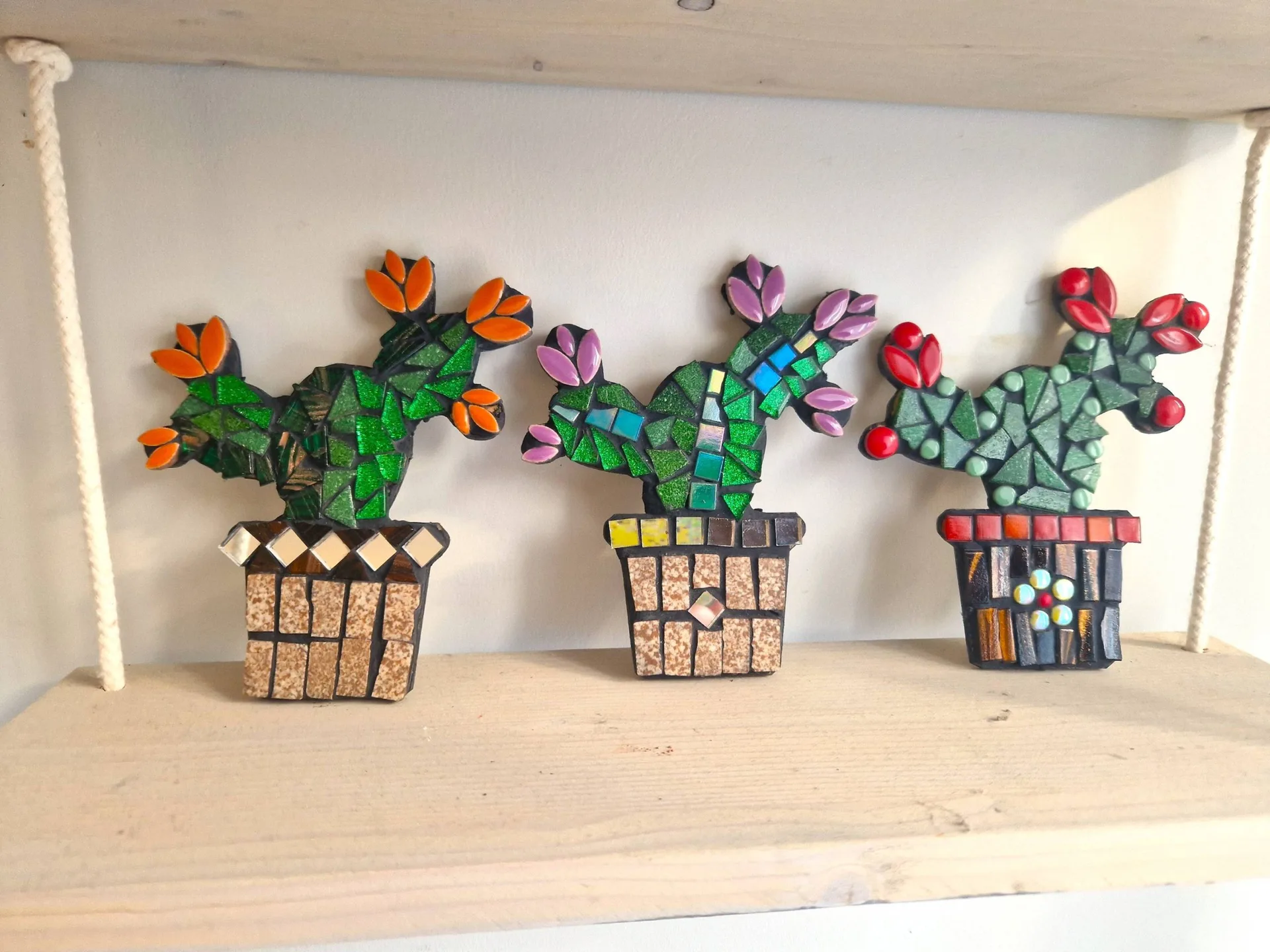 Mosaic Cactus Workshop at Studio 4