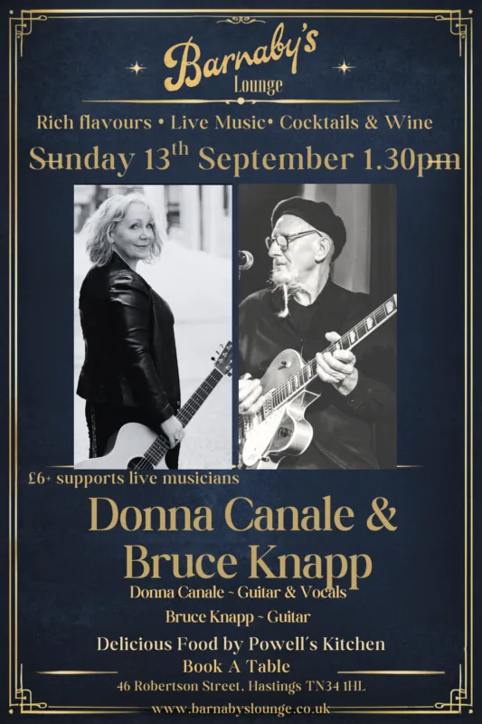 Donna Canale & Bruce Knapp ~ 1.30pm