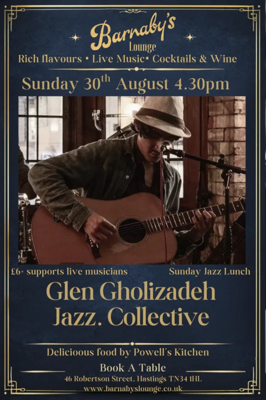 Glen Gholizadeh Jazz Collective ~1.30pm