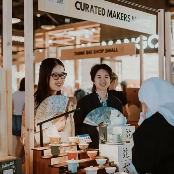 Curated Makers Market August at Battersea Power Station