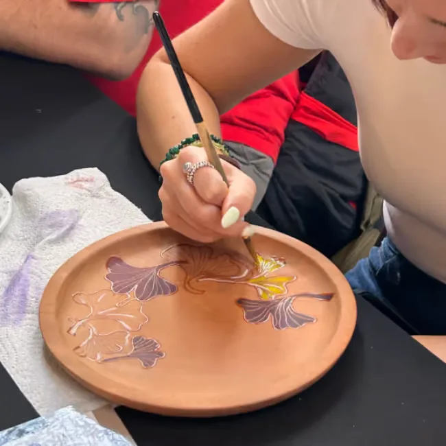 Craft Masterclass: Batik Mahogany Plate Workshop at Battersea Power Station