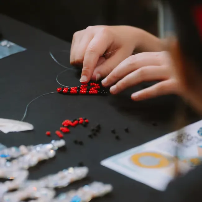 Craft Masterclass: Sarawak Beaded Bracelet at Battersea Power Station