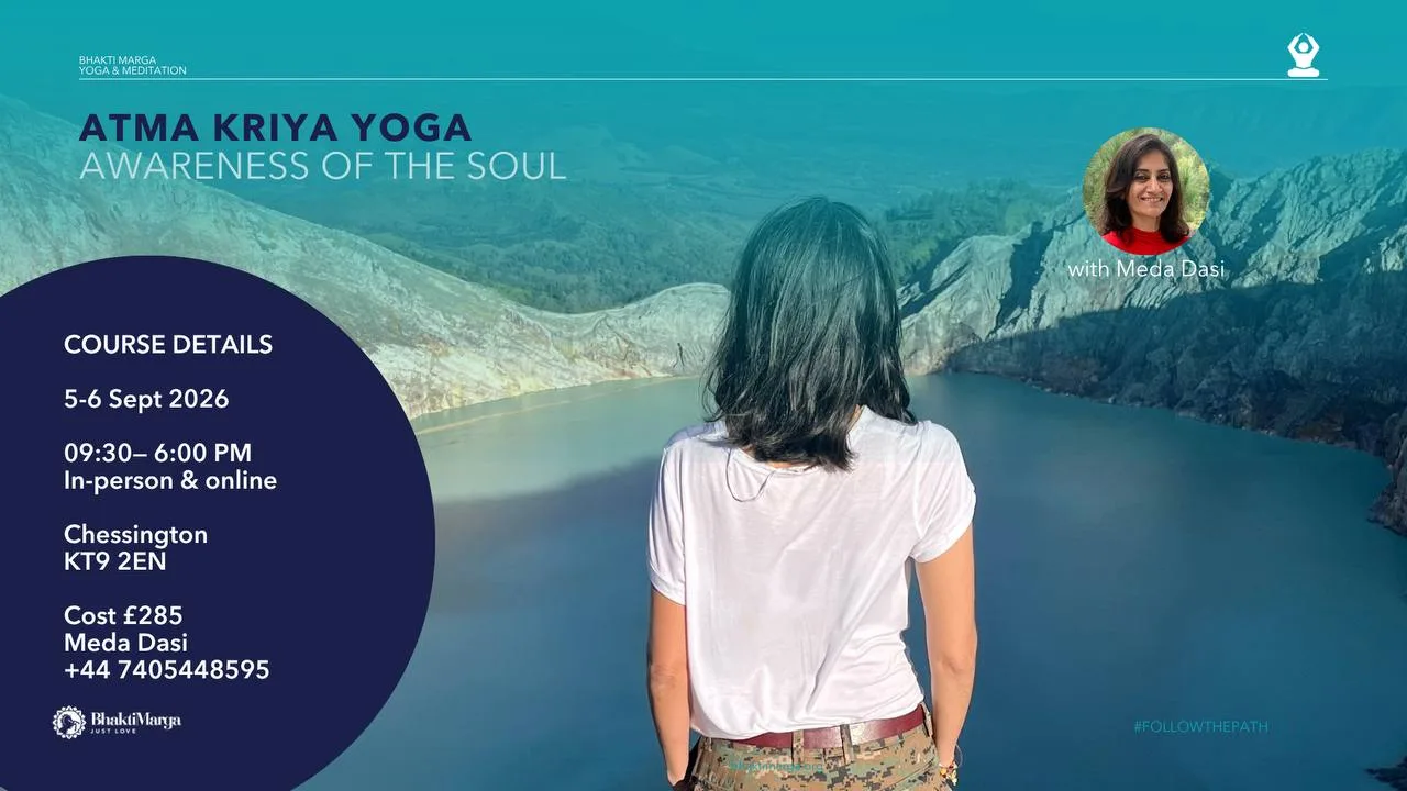 ATMA KRIYA YOGA COURSE (ONLINE & INPERSON) at Chessington