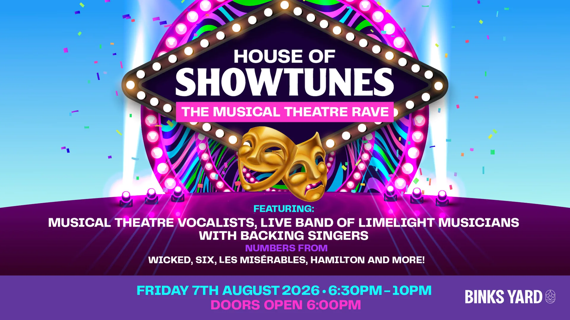 House of Showtunes! Musical Theatre Rave at Outdoor Terrace