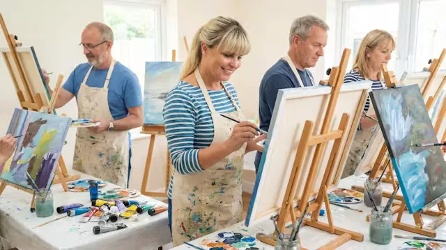 Sunday acrylic painting course 1 - 29 November at Kent Talents Art Gallery
