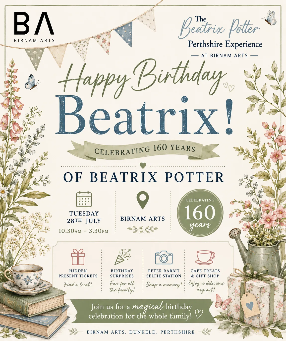 Celebrating 160 Years of Beatrix Potter at Birnam Arts