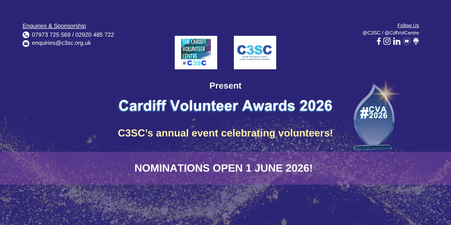 Cardiff Volunteer Awards 2026 Information Session at Online Event