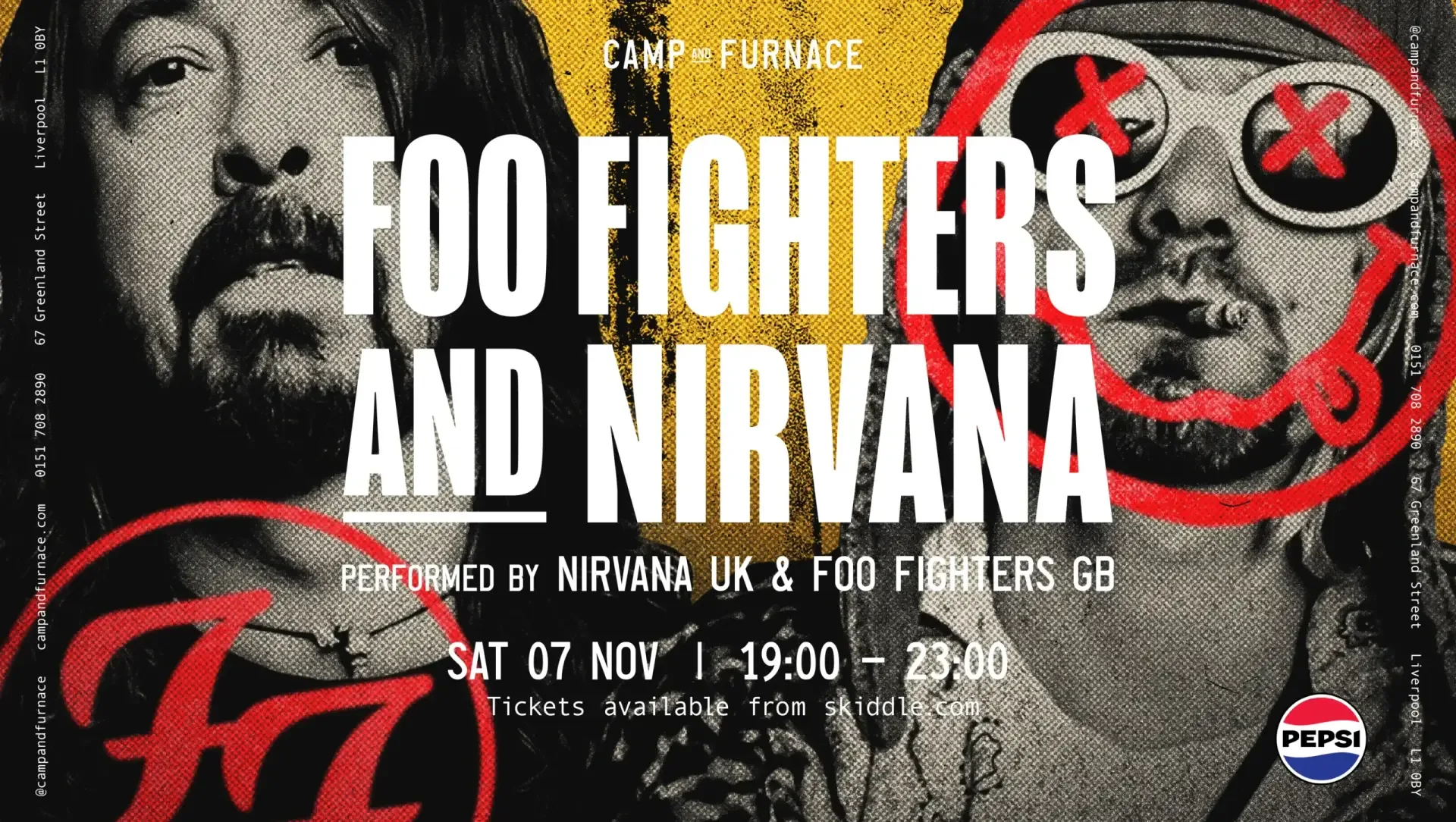 Nirvana UK & Foo Fighters GB at Camp and Furnace