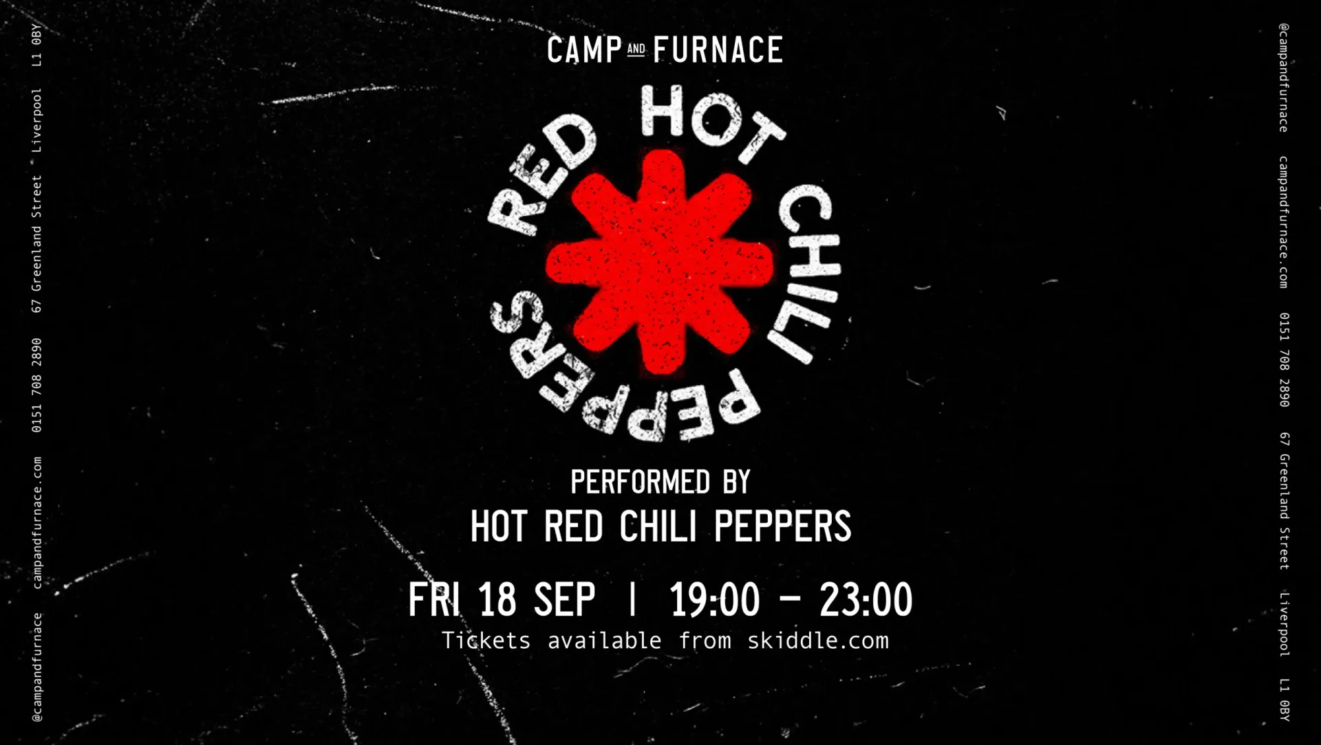 Hot Red Chilli Peppers LIVE at Camp and Furnace