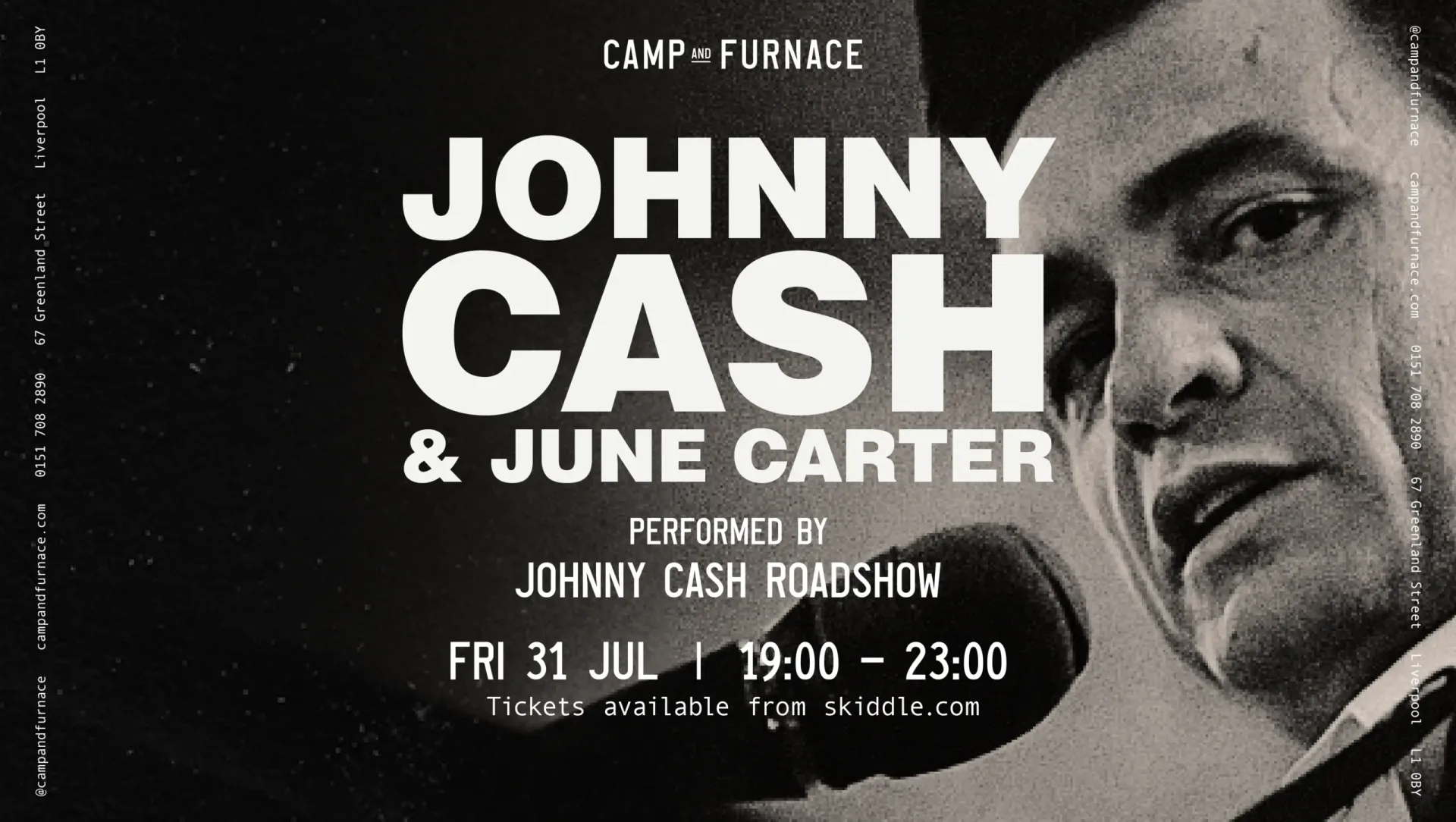 Johnny Cash Performed Live by Johnny Cash Roadshow at Liverpool