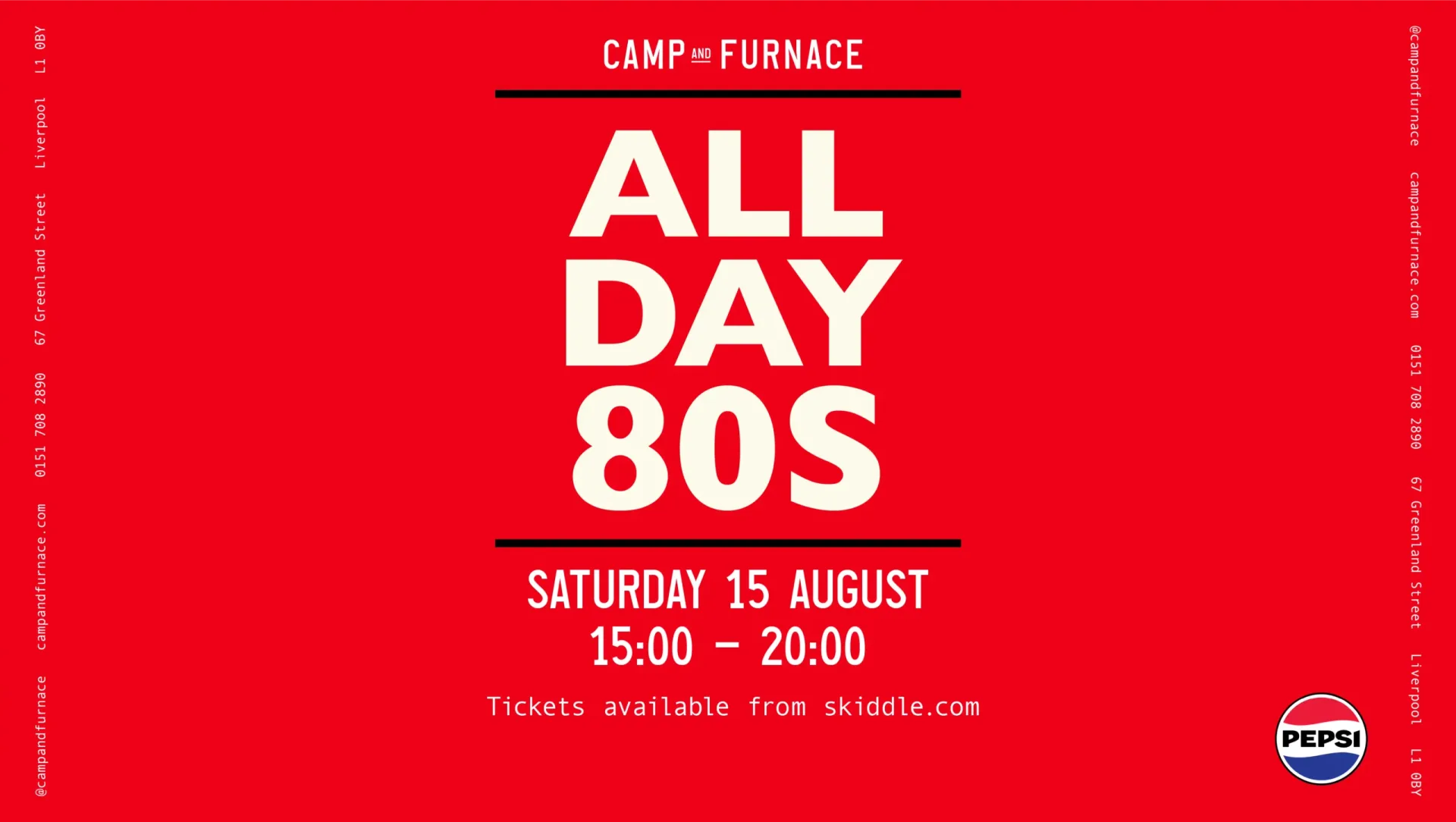 All Day 80s – August 2026